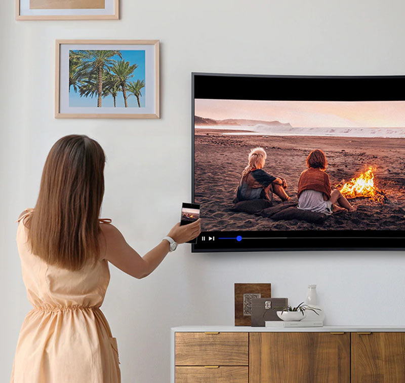 تلویزیون هوشمند سامسونگ 55TU8300 با قابلیت Tap View