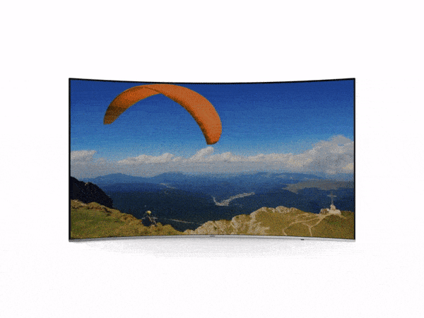 بهبود عمق تصویر در تلویزیون Samsung 55TU8300