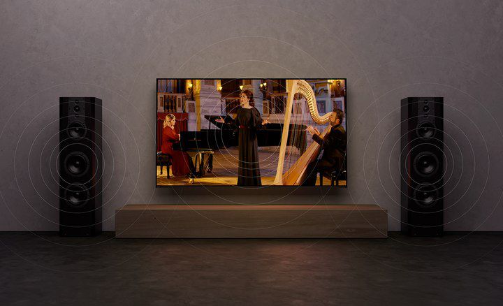 استفاده از تلویزیون سونی A9G به عنوان بلندگوی وسط در سیستم صوتی یا سینمای خانگی