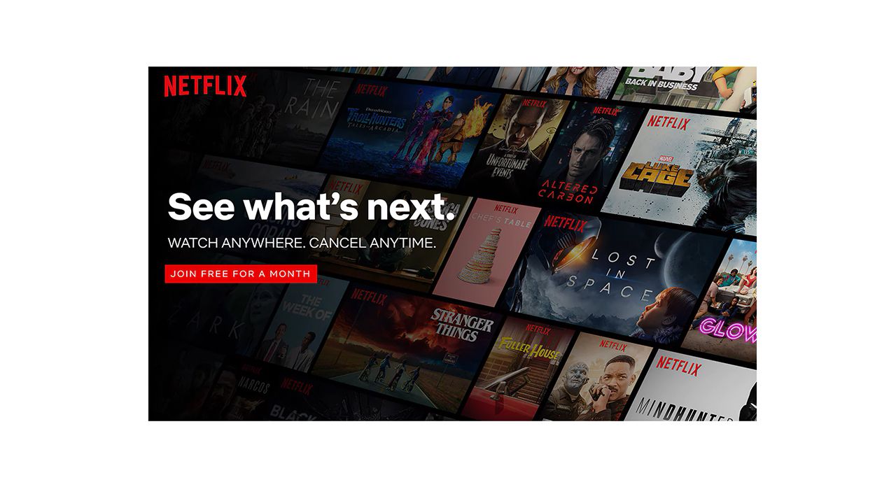 یک ماه اشتراک رایگان شبکه Netflix روی تلویزیون سونی A9G