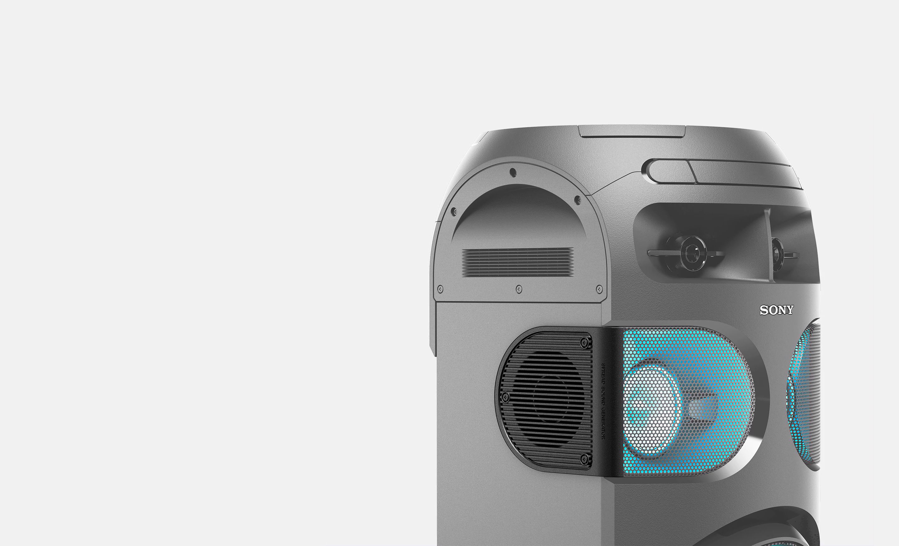 انتشار صدای مولد صدا در سیستم صوتی MHC-V71D