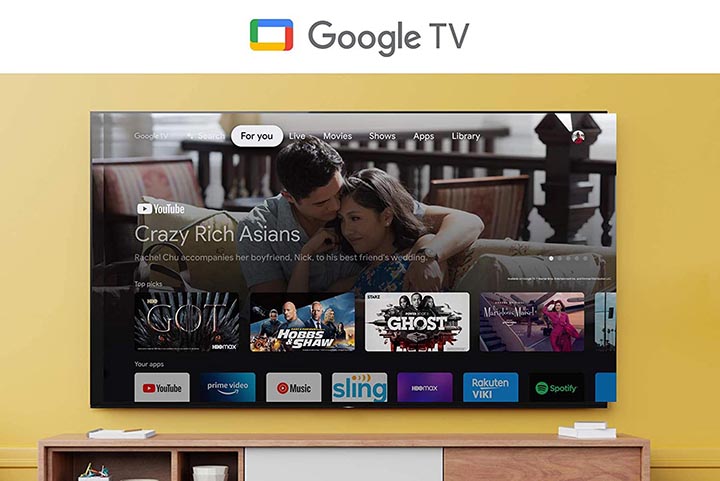 تلویزیون اندروید سونی A80J با رابط کاربری Google TV