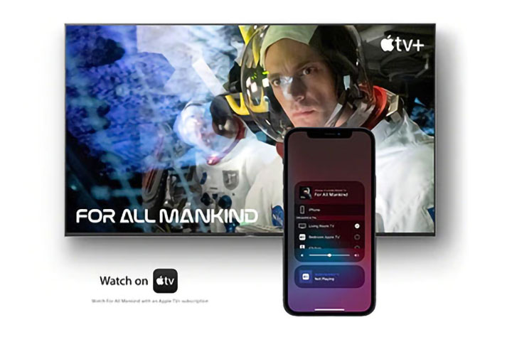 قابلیت اتصال دستگاه های شرکت اپل به تلویزیون هوشمند سونی A80J با برنامه AirPlay