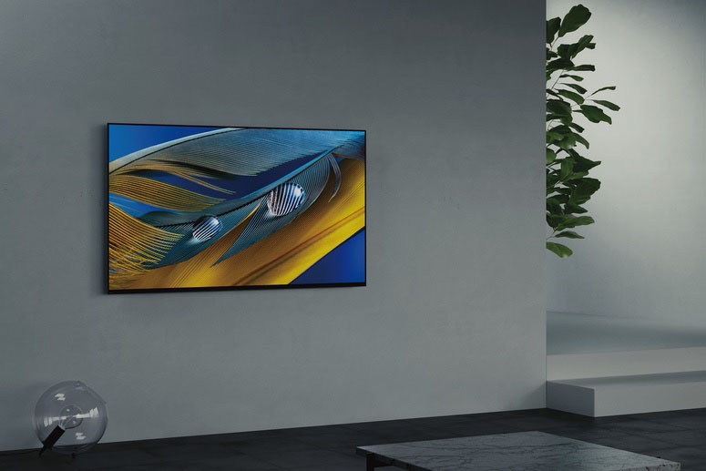 تبدیل تلویزیون 55A80J سونی به قاب عکس زیبا با قابلیت Living Decor