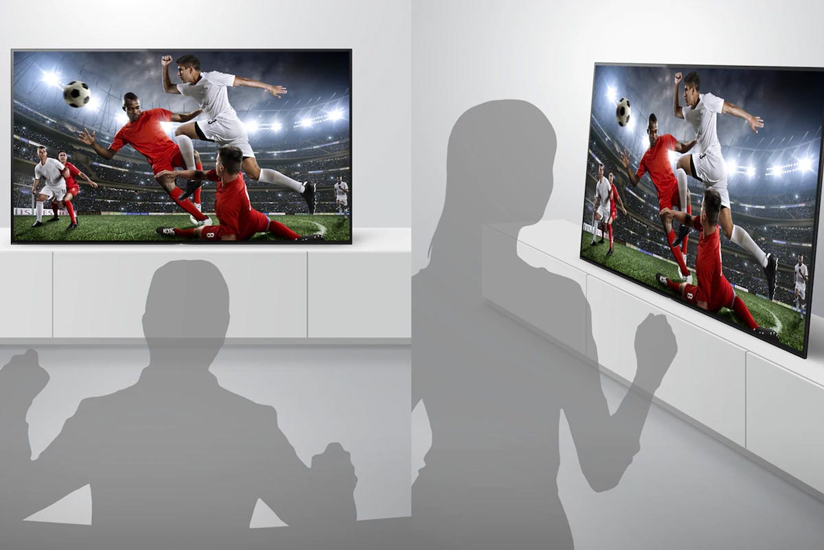 زاویه دید گسترده تلویزیون سونی A8H