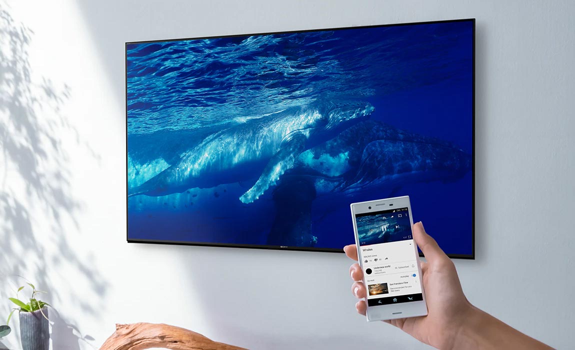 تلویزیون سونی A8H دارای Chromecast داخلی است