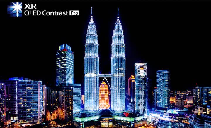 بهبود کنتراست و تقویت روشنایی صحنه ها در تلویزیون 4K سونی A90J با تکنولوژی XR OLED Contrast Pro