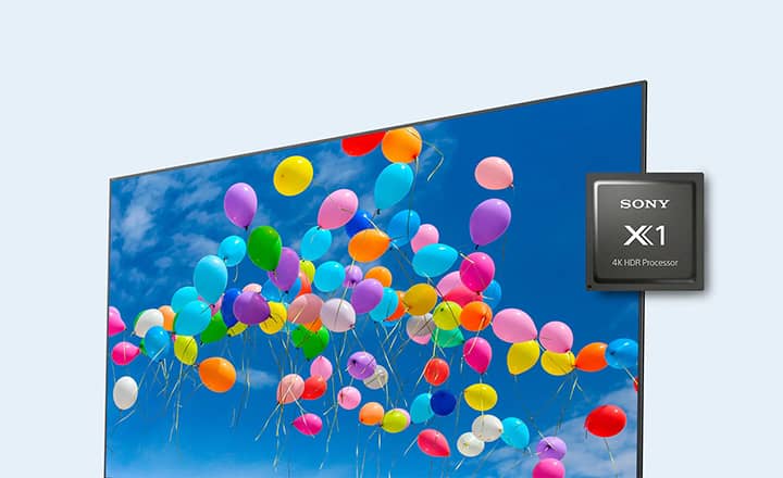 تلویزیون ال ای دی X80K با پردازشگر 4K HDR X1