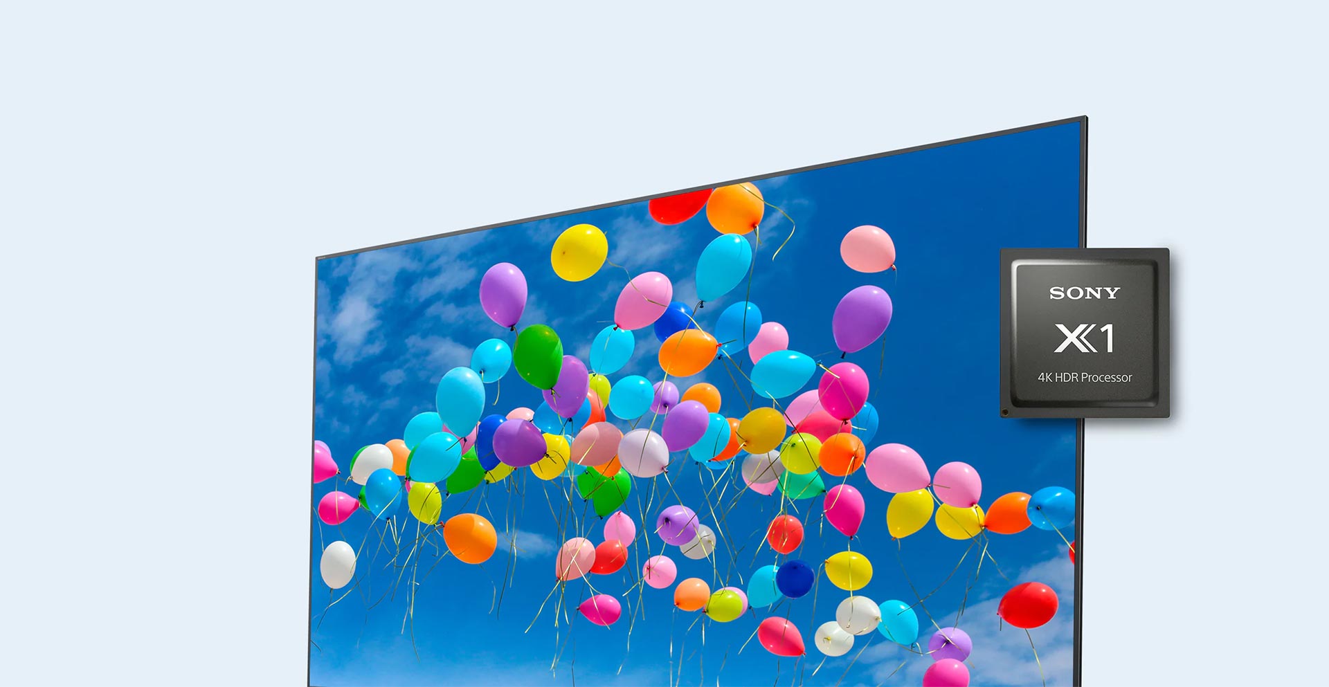 پردازشگر تصویر 4K HDR X1 سونی در تلویزیون X8500H