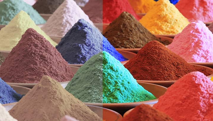 طیف رنگی گسترده در تلویزیون 55X85J با فناوری Triluminos Pro