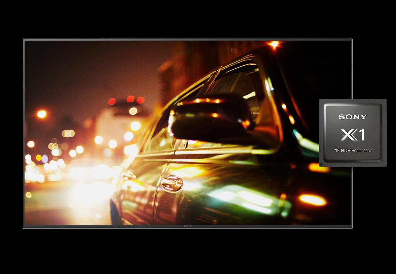 پردازشگر 4K HDR X1 در تلویزیون فورکی سونی X85J