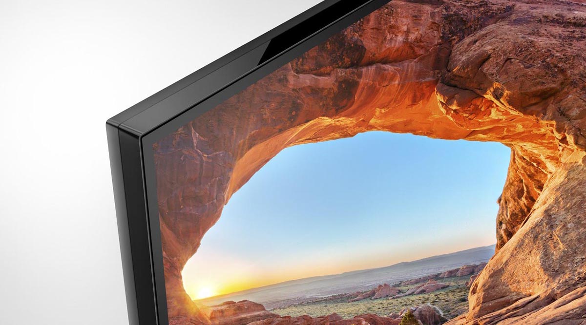 طراحی مینیمالیستی و باریک تلویزیون 55 اینچ سونی X85J