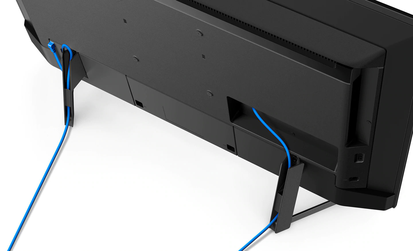 مدیریت کابل ها در پشت تلویزیون سونی