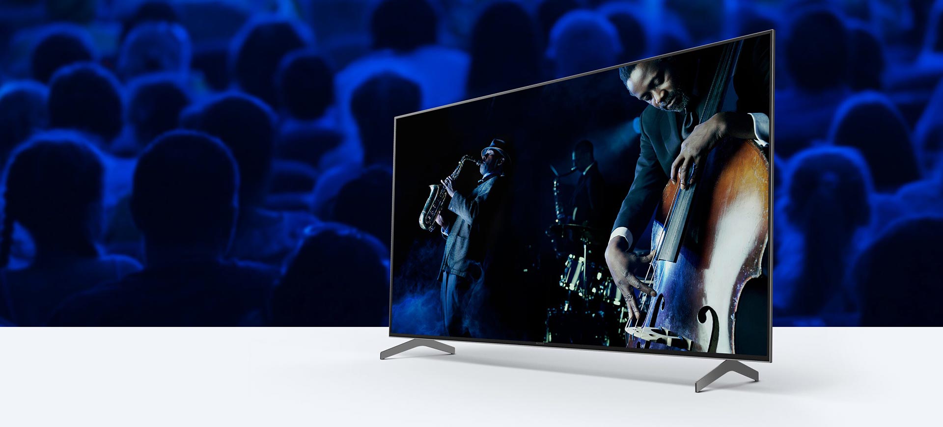 تلویزیون سونی X9077H دارای سیستم صوتی آکوستیک می باشد و بلندگوهای آن در مجموع از توان خروجی 20 وات برخوردار هستند