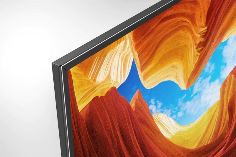 حاشیه های آلومینیومی و باریک صفحه نمایش تلویزیون X9077H