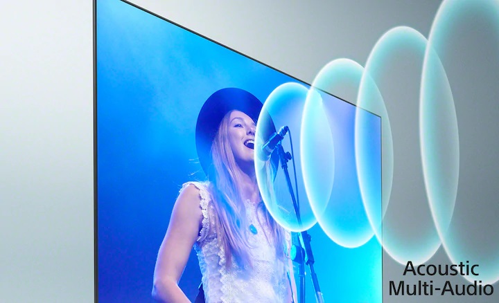 سیستم صوتی Acoustic Multi-Audio در تلویزیون سونی X90J
