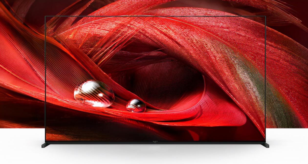 طراحی مینیمالیستی و باریک تلویزیون سونی X95J
