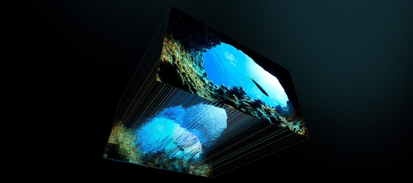 کیفیت تصویر تلویزیون 4K سونی X95K با صفحه نمایش Mini LED