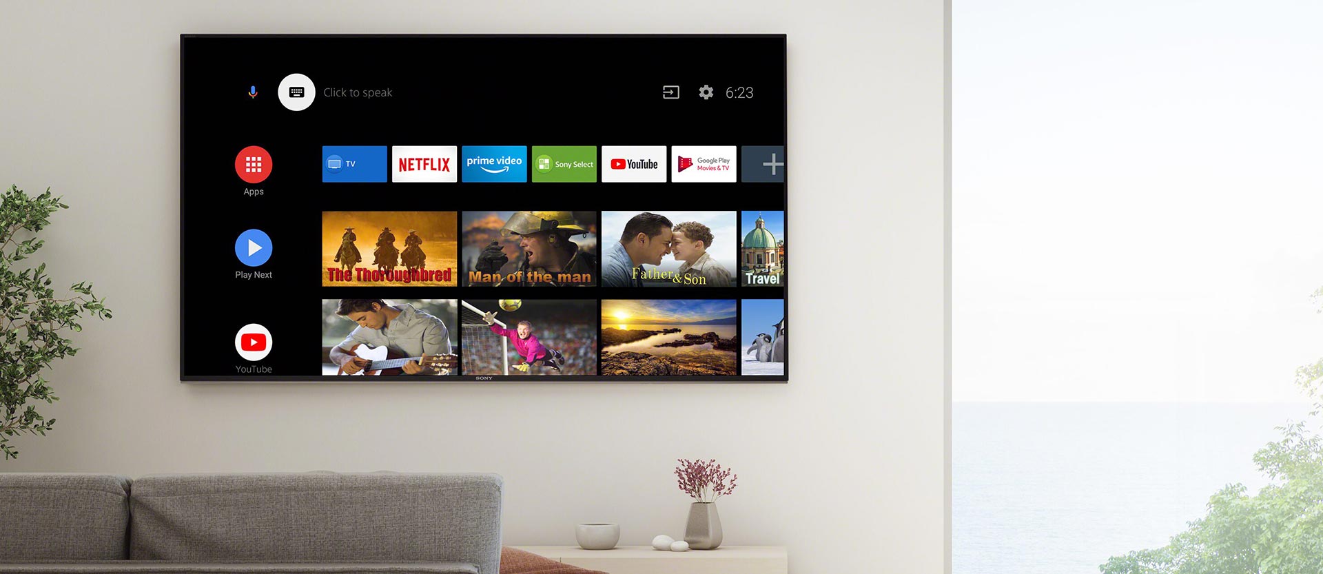 تلویزیون هوشمند سونی Z8H با سیستم عامل اندروید 9